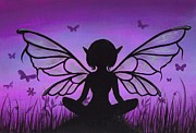 Peaceful Meadows Painting by Elaina  Wagner