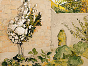Pear Tree in a Walled Garden Painting by Samuel Palmer Pear Tree in a Walled Garden Painting by Samuel Palmer