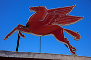 Pegasus oil sign Photograph by Garry Gay