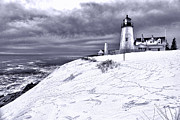 Pemaquid Point Winter Scene Photograph by Olivier Le Queinec Pemaquid Point Winter Scene Photograph by Olivier Le Queinec