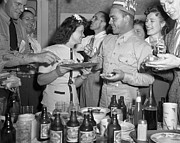 Party In Pittsburgh, 1942 Photograph by Alfred Palmer Party In Pittsburgh, 1942 Photograph by Alfred Palmer
