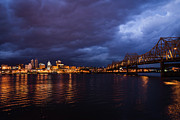 Peoria Winter 5pm Blues Photograph by Andrea Silies