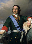 Peter I the Great Painting by Delaroche