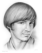 Peter Tork Drawing by Greg Joens