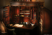 Pharmacist - The Pharmacists Desk Photograph by Mike Savad