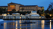 Philadelphia Art Museum and Fairmount Water Works Photograph by Gary Whitton