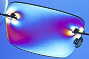 Photoelastic Stress Of Plastic Glasses Photograph by Science Photo Library