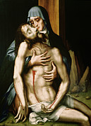Pieta Painting by Luis de Morales