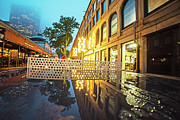 Ping Pong Table Reflection at Faneuil Hall Boston MA Photograph by Toby McGuire