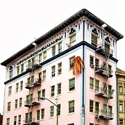 Pink Building Photograph by Julie Gebhardt