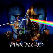 Pink Floyd Montage Mixed Media by P Donovan