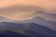 Pink Mountain Layers Photograph by Ken Barrett