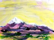 Pink Mountain Scold Painting by Daniel Rustad Pink Mountain Scold Painting by Daniel Rustad