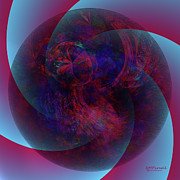 Pinwheel Fractals Digital Art by Diane Parnell