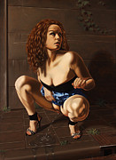 pissing girl  Pissing Girl Metal Print by Sierk Van Meeuwen - Fine Art America