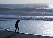 Playing in the Ocean Photograph by K Bradley Washburn