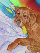 Plumb Tuckered Out Painting by Renee Catherine Wittmann