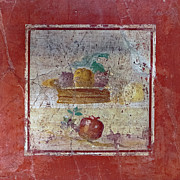 Pompeii Pomegranate Still Life Fresco 1 Photograph by Kevin Anderson