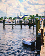 Port Salerno Painting by Tammy Lee Bradley Port Salerno Painting by Tammy Lee Bradley