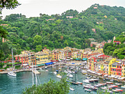 Portofino harbor aerial view Photograph by Benny Marty Portofino harbor aerial view Photograph by Benny Marty