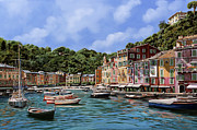 Portofino nel 2012 Painting by Guido Borelli Portofino nel 2012 Painting by Guido Borelli