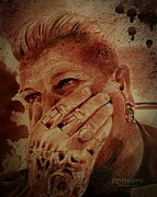 Portrait of Chris Kross Painting by Ryan Almighty