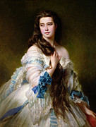 Portrait of Madame Rimsky Korsakov Painting by Franz Xaver Winterhalter Portrait of Madame Rimsky Korsakov Painting by Franz Xaver Winterhalter