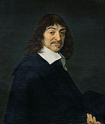 Portrait of Rene Descartes Painting by Frans Hals