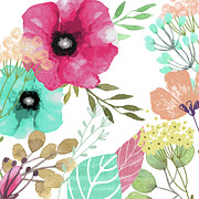 Posy Painting by Mindy Sommers