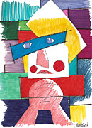 Pregare Drawing by Teddy Campagna