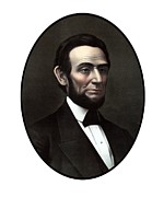 President Abraham Lincoln  Painting by War Is Hell Store