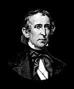 President John Tyler Graphic Digital Art by War Is Hell Store