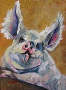 Pretty Petunia Painting by Barbara O'Toole