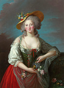 Princess Elisabeth of France Painting by Elisabeth Vigee Le Brun Princess Elisabeth of France Painting by Elisabeth Vigee Le Brun