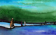 Promenade Painting by Miki De Goodaboom