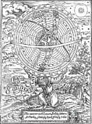 Ptolemaic System, Geocentric Model, 1531 Photograph by Folger Shakespeare Library