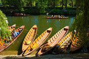 Punts on river Neckar in Tubingen Germany Photograph by Matthias Hauser