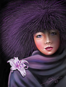 Purple Delight Painting by Artificium -