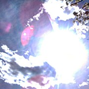 Purple Rays In The Sky, Sun Glow Photograph by Genevieve Esson