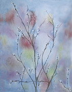 Pussywillows Painting by Renee Catherine Wittmann Pussywillows Painting by Renee Catherine Wittmann