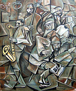 Quartet 1958 Painting by Martel Chapman