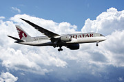 Quatar Airways Boeing 787 Dreamliner Digital Art by Airpower Art