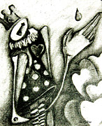Queen of Hearts Drawing by Delight Worthyn