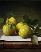 Quince Painting by Robert Papp