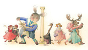 Rabbit Marcus the Great 24 Painting by Kestutis Kasparavicius