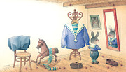 Rabbit Marcus the Great 27 Painting by Kestutis Kasparavicius