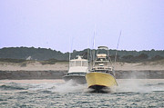 Racing Thru The Inlet Photograph by Robert Banach