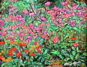 Radford Flower Garden Painting by Kendall Kessler