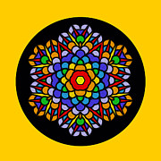 Rainbow Mandala by Kaye Menner Photograph by Kaye Menner