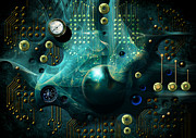Reactor in blue Digital Art by Alexa Szlavics